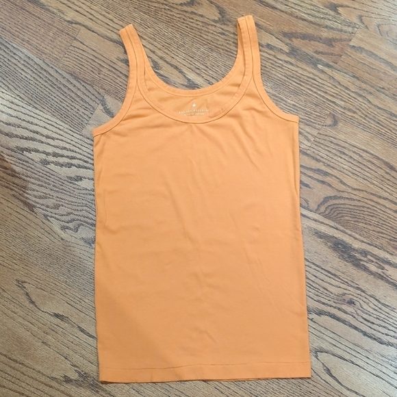 Banana Republic Orange Scoop Neck Sleeveless Tank Top - Picture 1 of 4